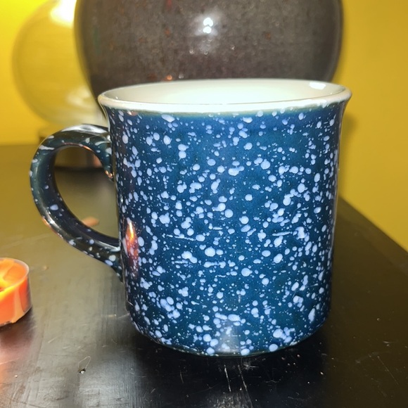 Speckled Otagiri Goose mug Japan Blue and white - Picture 3 of 7